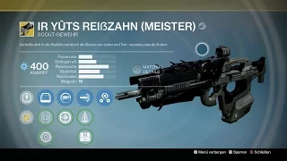 Destiny [RoI] #0195 Ir Yuts Reißzahn "Meister" Scout-Gewehr "PvE und PvP Test" [HD][PS4]