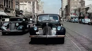 Florida 1940's in color [60fps, Remastered] w/sound design added