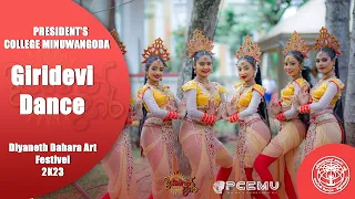 Giridevi Dance  Diyaneth Dahara Art Festival - 2023 President's College Minuwangoda