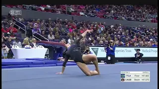 Leanne Wong Floor Florida at Auburn 2024 9.950