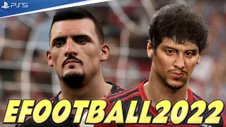 eFootball 2022 | Player Faces River Plate vs Flamengo | 4K Next Gen on Ps5