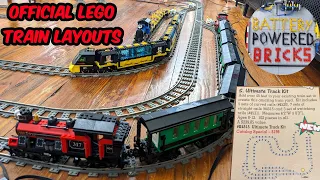 Official Lego 9v Train Layouts