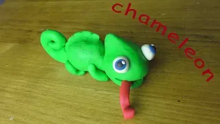 How to make chameleon #chameleon #howto #fromclay