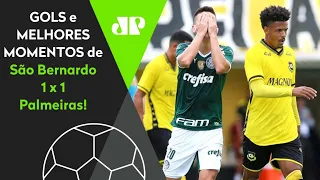 FOI POLÊMICO! SÃO BERNARDO 1 X 1 PALMEIRAS | MELHORES MOMENTOS | PAULISTÃO 2022