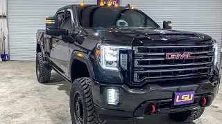 2020 GMC AT4 HD on 37s | Duramax |Review, Walkaround, & Startup | Lifted | Ford or GMC? |