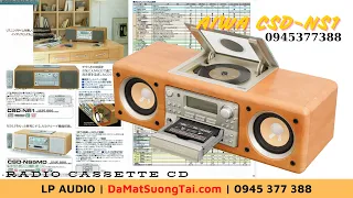 GIÁ 5TR Radio cassette CD AIWA CSD-NS1 thiết kế đẹp|| LP AUDIO