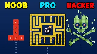NOOB vs PRO vs HACKER - Bricks Ball Crusher
