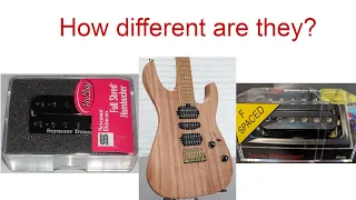 Seymour Duncan Full Shred vs Dimarzio Super Distortion