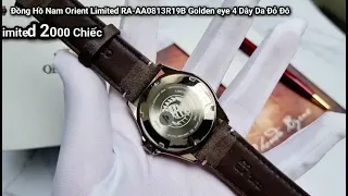 Review Hwatch Đồng Hồ Nam Orient Limited RA-AA0813R19B Automatic Golden Eye 4 Dây Da Đỏ Đô