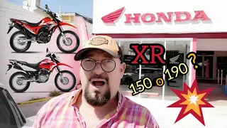 Honda XR 150 vs XR 190 ¿Cuál elegir?