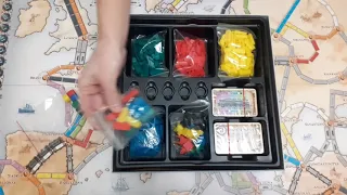 Распаковка Настольная игра Hobby World Ticket to Ride: билет на поезд Европа из Rozetka