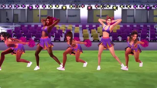 Cheer Routine (Let's Cheer Up 'How Low' Choreo) [Sims 4 Animation]