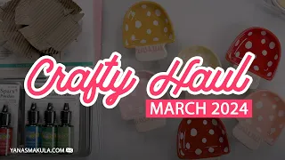 Crafty Haul - New Goodies in My Craftroom - March 2024