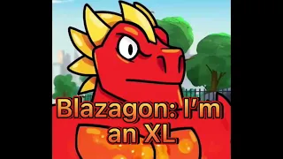 Blazagon be THICK[heroes of goo jit zu] {me x blazagon}