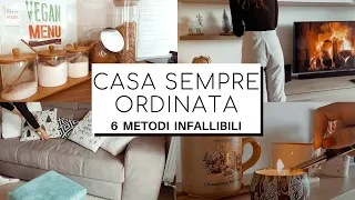 6 TRUCCHI PER UNA CASA SEMPRE ORDINATA💚🏠 HOME_MY