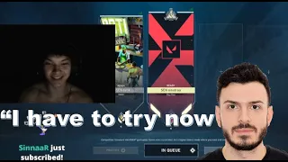 SEN Sinatraa reaction after SEN Tarik asked Him to DUO in Ranked