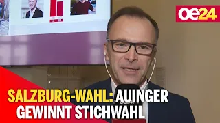 Salzburg-Wahl: Auinger (SPÖ) gewinnt Stichwahl