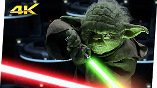 Yoda vs Palpatine | Star Wars: La Venganza De Los Sith (2005) Movie Clip 4K Ultra HD (LATINO)