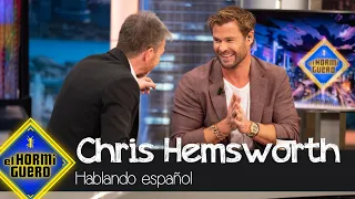 Chris Hemsworth y su español: "Cada vez que intento hablarlo, mis niños se ríen" - El Hormiguero