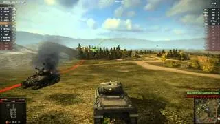 World of Tanks M4 Sherman Luckiest Miss Ever