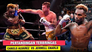 BAKU HANTAM TERBRINGAS!! Pertandingan Raja K.O Canelo Alvarez Vs Jermell Charlo