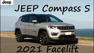 Новый JEEP Compass S 2021 Facelift - Вождение, экстерьер и интерьер.