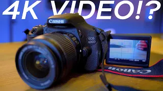 Using a Canon 600D / T3i in 2021: 4K Starter YouTube Camera!