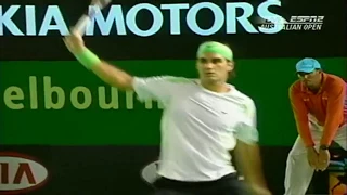 Federer - Kiefer AO 2006 Best Roger's points