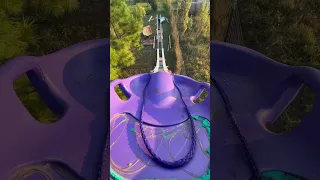 Roller coaster crash POV #backyardrollercoaster #rollercoaster #crash