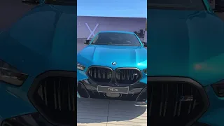 2024 BMW X6 M60i in Atlantis Blue