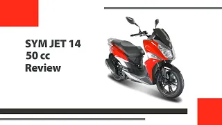 SYM Jet14 50cc scooter test review 2022.