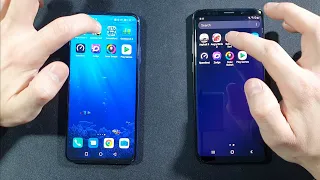 Honor 20 vs Samsung S9 Plus Speed Test