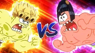 JoJo SpongeGiorno vs Patrick Bucciarati | JJBA Parody