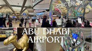 ABU DHABI AIRPORT || NEW TERMINAL A WALKING TOUR || MARCH 2024