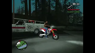 GTA San Andreas Honda CRF450 || GTA cheat codes || GTA5 vs San Andreas super moto || CRF 450cc