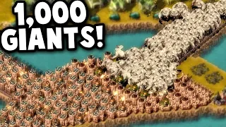 1,000 GIANTS in this FINAL WAVE?!!  | They Are Billions Custom Map Gameplay