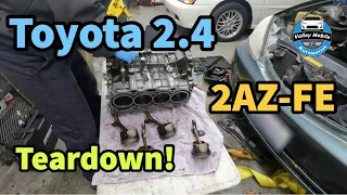 2002-2006 Toyota Camry 2.4 Engine Rebuild | Teardown