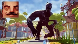 Hello Neighbor - New Neighbor Big Black Panther History Gameplay Walkthrough