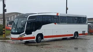 Movimento De Ônibus Na Fábrica Da Busscar Com Vissta Buss 365 NB1 Pra Expresso Maringá