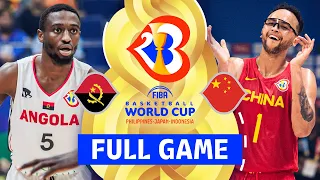 Angola v China | Full Basketball Game | FIBA Basketball World Cup 2023