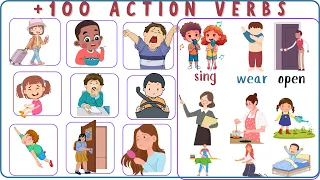 Learn over 70 English Action Verbs Under 5 Minutes With Pictures