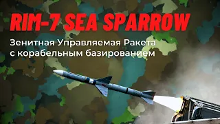 Зенитная ракета RIM 7Sea Sparrow. Видео обзор одной их ключевых управляемых ракет флота США