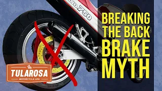 When to Use Your Back Brake on a Motorcycle