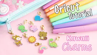 DIY Kawaii Vinyl Charms│Cricut Maker Tutorial