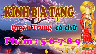 KINH ĐỊA TẠNG BỒ TÁT ( Quyển Trung có chữ )