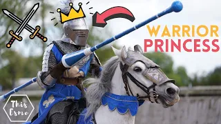 Warrior Princess for the Day! Jousting Challenge Esme AD | This Esme