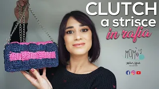 TUTORIAL UNCINETTO || CLUTCH A STRISCE || CROCHET CLUTCH BAG 🌻 Momì's 🌻