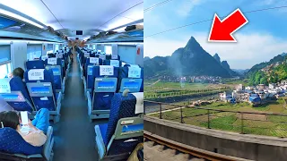 Riding China's FIRST CLASS Bullet Train 😆 Luxury Seat 🛏 Travel Alone Experience