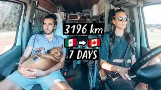 WEEK of VAN LIFE | Driving from Mexico to Canada | Eamon & Bec