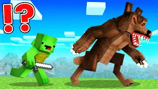 OVERPOWERED MORPH Speedrunner vs Hunter in Minecraft - Maizen JJ and Mikey